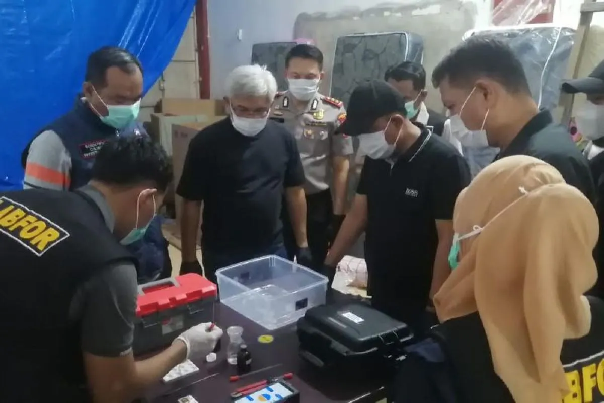 Laboratorium Sabu Produksi 1,2 Ton di Pidie Aceh Terbongkar, 11 Orang Ditangkap